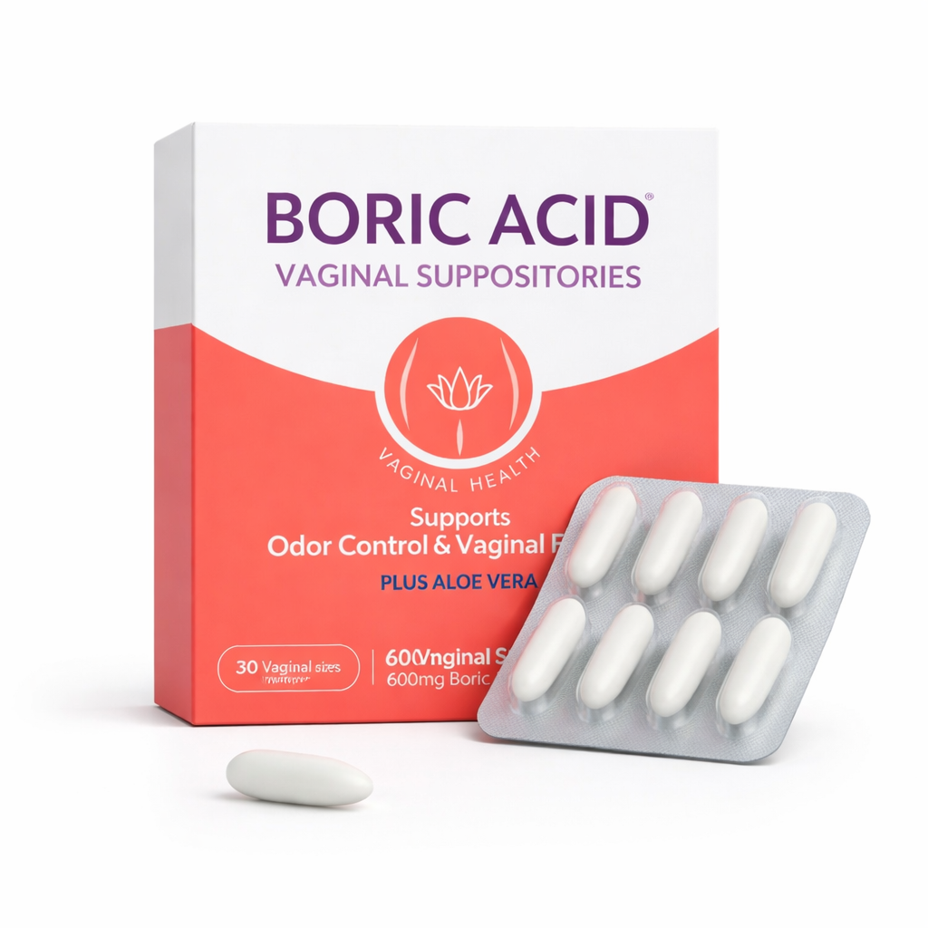 pH Reset Boric Acid Suppositories