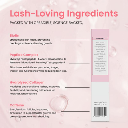Lash Growth Peptide Serum